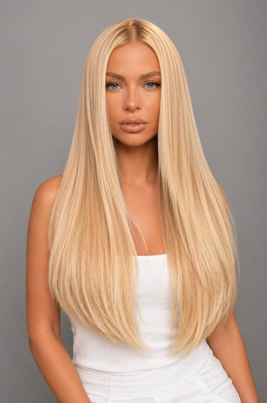 8/31 Sandy Beige Blonde — Duo Bond Luxury Hair Extensions