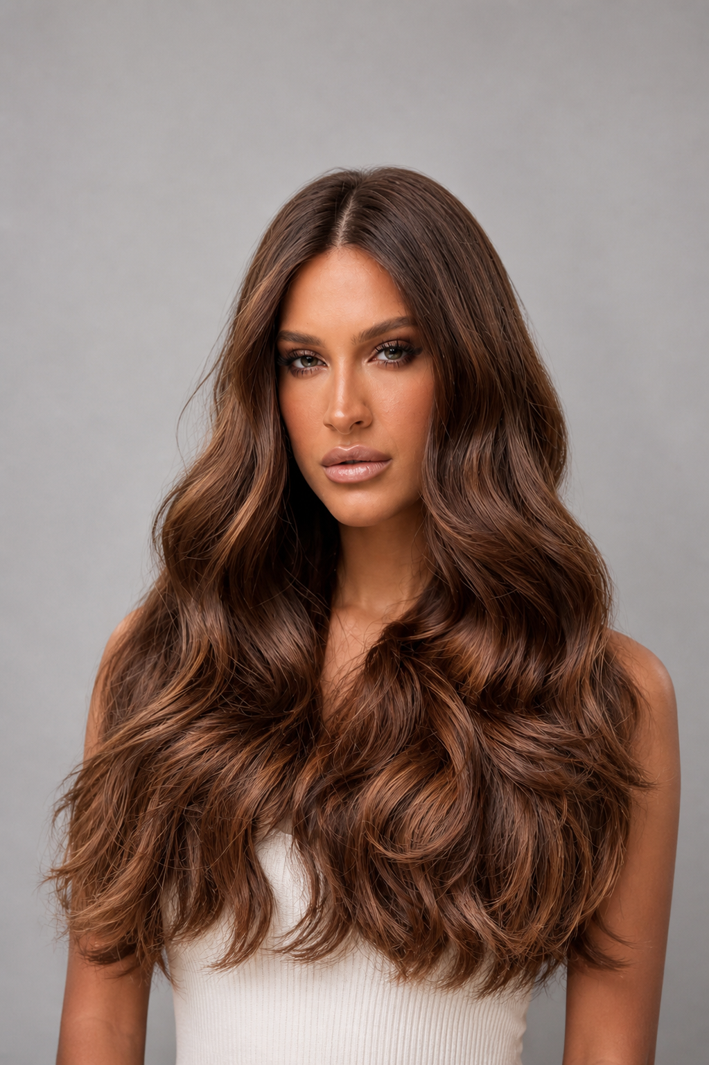 5/7 Rich Chocolate Brown — Duo Bond Luxury Hair Extensions