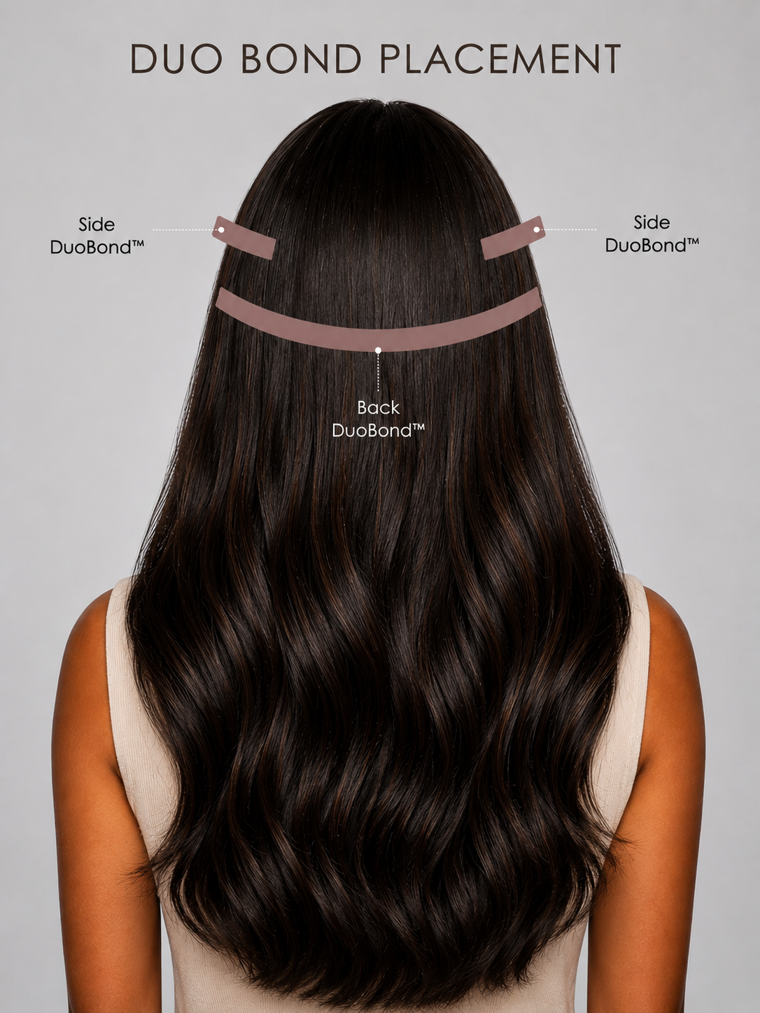 Root 6/0 -> 9/13 Rooted Beige Blonde — Duo Bond Luxury Hair Extensions