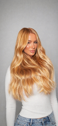8/4 Light Copper Blonde — Duo Bond Luxury Hair Extensions